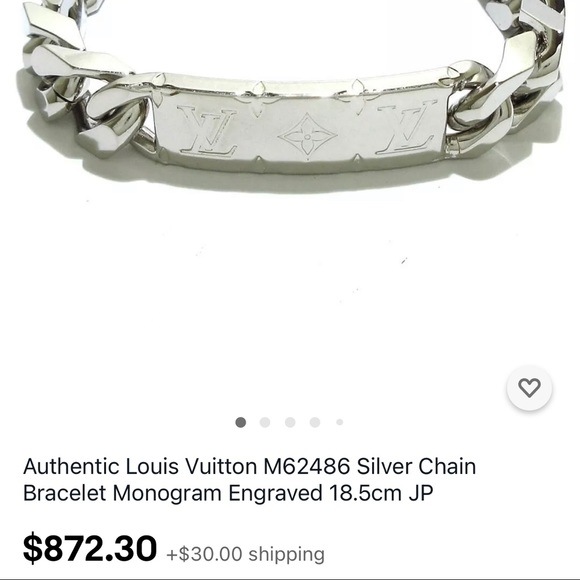 Louis Vuitton SS bracelet w original box only - Picture 2 of 16